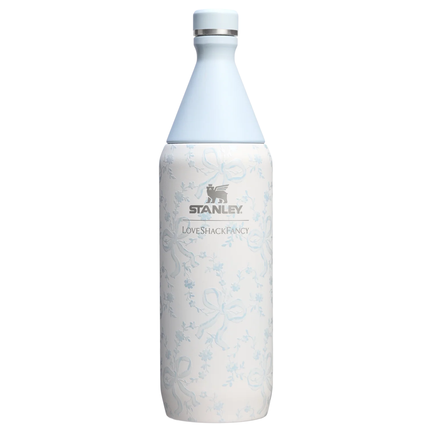 Stanley 1913 x LoveShackFancy Holiday All Day Slim Bottle | 34 OZ - Image 3