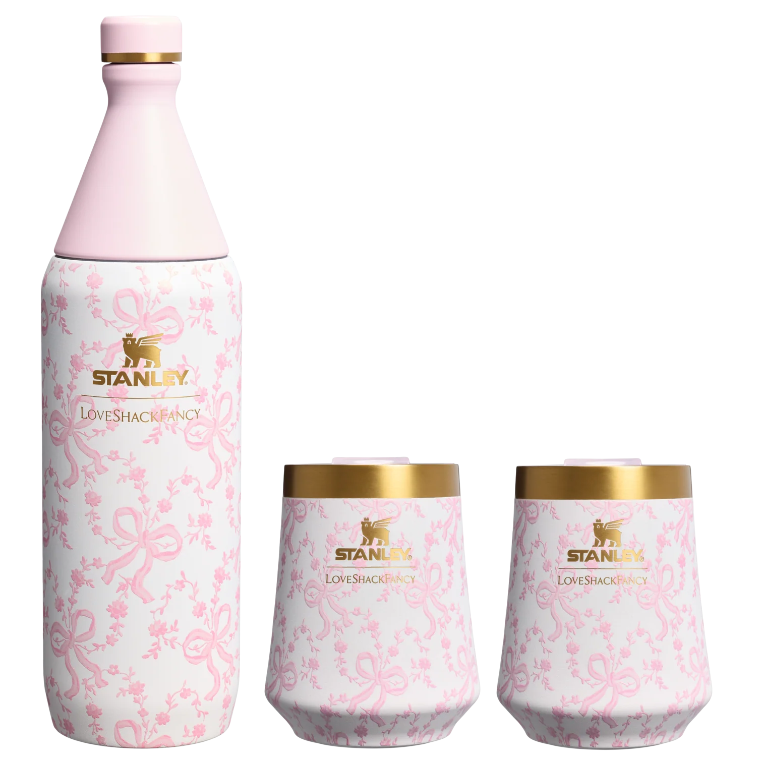Stanley 1913 x LoveShackFancy Holiday Reserve All Day Wine Set | 34 OZ | 11 OZ - Image 2