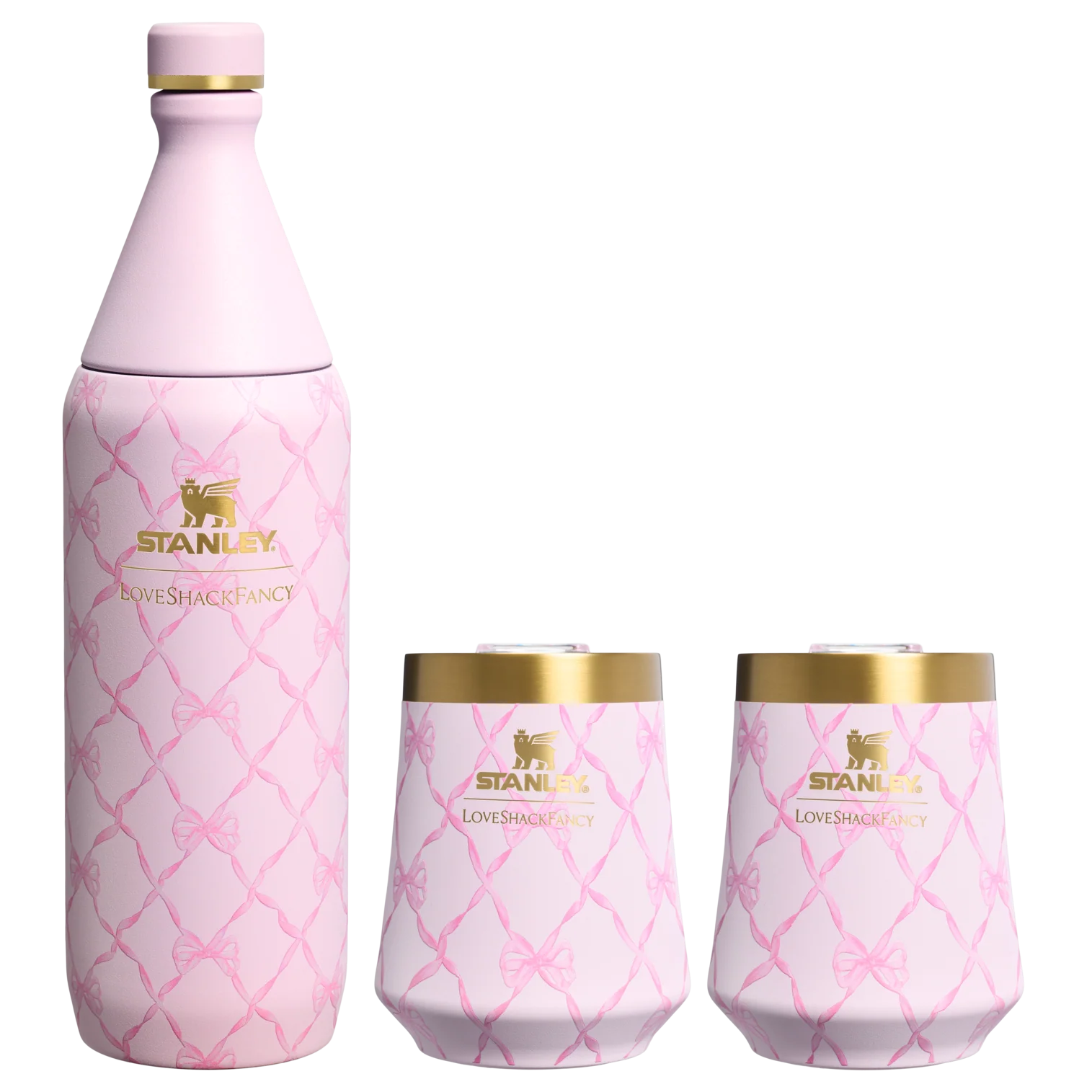 Stanley 1913 x LoveShackFancy Holiday Reserve All Day Wine Set | 34 OZ | 11 OZ - Image 3