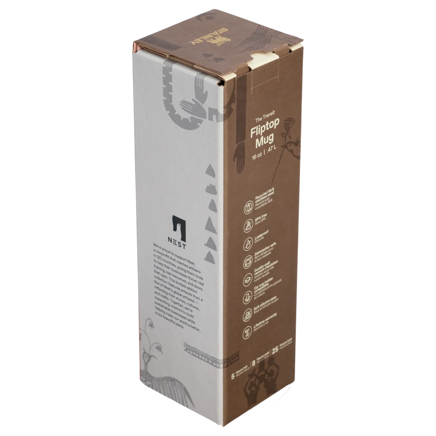 The Stanley 1913 x Nest AeroLight™ Transit Flip Top Mug | 16 OZ - Image 9